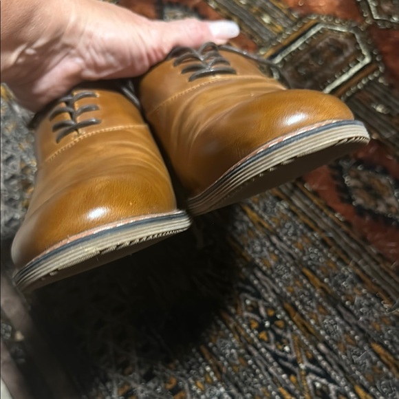 Steve Madden Brown Leather Men's Shoes - Picture 5 of 6